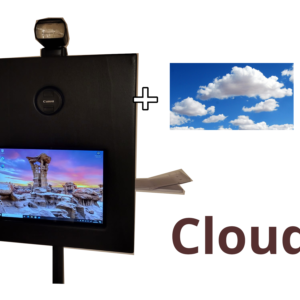 Fotobox mit Online-Speicherung von bis zu 5000 Fotos