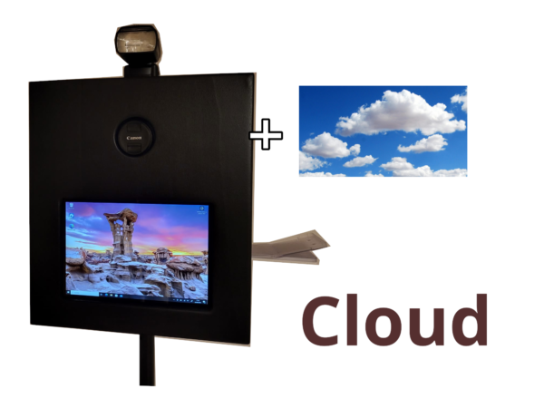 Fotobox mit Online-Speicherung von bis zu 5000 Fotos